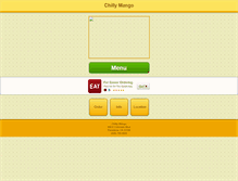 Tablet Screenshot of chillymango.com